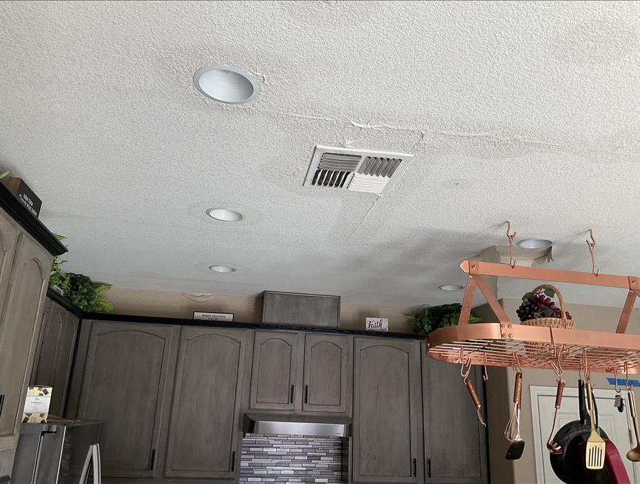 Water Damaged Kitchen Ceiling